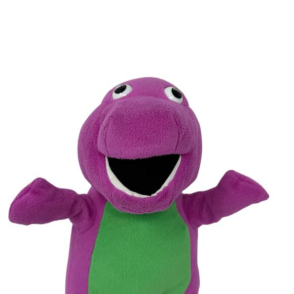 Barney The Purple Dinosaur Vintage Y2K Stuffed Animal Plush Plushie Toy 15" - Picture 9 of 9